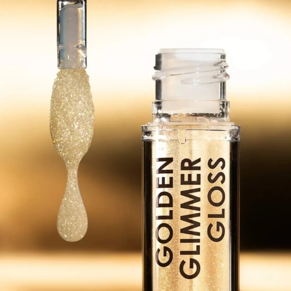 CLEARANCE! Natasha Denona Golden Glimmer Gloss Shimmering Lip Plumper, 5ml, NIB